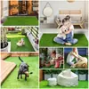 El Más Vendido de Amazon para Perros Césped Artificial Simulado para Inodoro de Mascotas Perrera Entrenamiento en Punto Fijo Césped Artificial Inodoro Transfronterizo