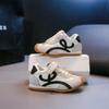 Zapatos Deportivos Handsome Anticolisión para Niños 2025 Primavera y Verano Nuevos para Niñas Color Contraste Talla Pequeña, Mediana y Grande Zapatos Casuales con Velcro para Niños