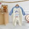 ¡Añade la gran colección de terciopelo! Ropa de bebé para otoño e invierno de 0 a 2 años, mameluco de terciopelo con dibujos animados para bebé, prenda exterior, se puede usar para el pelo