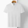 Camisa Polo de Manga Curta Protetora Solar Antibacteriana de Pele de Gelo para o Verão Secagem Rápida Roupa Corporativa com Impressão de Logo Uniforme de Trabalho Personalizado
