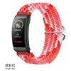 Adequado para Pulseira Huawei B6B7/Keep B4 16mm18mm Pulseira de Reposição Ajustável de Nylon Trançado
