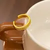 Nuevo anillo de oreja de trigo de estilo chino, de moda nacional, con diamantes explosivos, de lujo, ligero y de alta calidad, con ramas doradas y hojas de jade, para mujer.