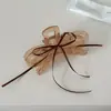 Estilo Coreano Novo Simples Suave Estilo Ballet Estilo Artístico Fita de Laço de Menina Presilha de Tubarão Presilha de Garra Acessórios de Cabelo