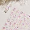 Tomoni Adesivos de Nail Art Fino e Resistente Ins Explosivo Adesivos de Unhas Infantis Japoneses Cobra Princesa Borboleta Adesivos de Nail Art