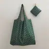 Em estoque exportação portátil sacola de armazenamento de supermercado média sacola de compras sacola de proteção ambiental bolsa de mão sacola de compras dobrável nylon