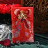 Nuevos Sobres Rojos con Borlas Estilo Chino para Regalar, Ceremonia del Té de Boda, Sobres Rojos de Tela, Suministros de Boda de Brocado para Compromiso