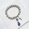 Pulsera de Cerámica Jingdezhen Nueva Pulsera de Cerámica Estilo Chino Joyería Hecha a Mano Cuerda Estilo Tíbet Puesto de Pulseras Jingdezhen