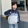 Chaqueta Casual de Otoño para Niños 2026 Sudadera de Bloques de Color Primavera y Otoño para Niños Nueva Chaqueta Cortavientos de Manga Larga para Niños Moderna