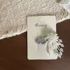 Novo Prendedor de Cabelo BB Clip Estrela Flor Laço com Contas Prateadas Clip Lateral Clip para Franja