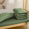 Conjunto especial de entrenamiento militar Yunjin de tres piezas en verde militar, conjunto de seis piezas para cama de dormitorio estudiantil, sábana y funda de edredón de algodón puro