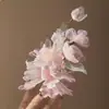 Accesorios Hanfu Corona de Cabello Estilo Hada Dinastía Song Adorno para el Cabello Impreso en 3D Corona de Flores Estilo Antiguo Sesión de Fotos Luo Shen Nuevo Accesorio para el Cabello para Mujeres