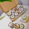 Velas Aromáticas de Cera de Soja com Flores Secas Transfronteiriças? Lembrancinhas de Casamento, Presentes de Aniversário, Incenso de Rosa com Aroma Floral