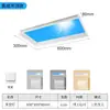Luz de Teto Transparente Embutida Ultra-Fina Luz de Céu Azul com Alta IRC Luz Natural Lâmpada de Céu Azul Luz de Teto Inteligente para Sala de Estar e Quarto