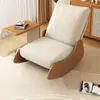 Cadeira de balanço reclinável para dormir, sofá, sala de estar, cadeira de balanço reclinável com ajuste de vários níveis e pés, cadeira de balanço preguiçosa