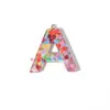 Llavero de Resina Epoxi con Letra Personalizado por el Fabricante Accesorios DIY Llavero con Colgante de Letra Regalo para Bolsas