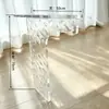 Fábrica de Origen Patas de Mesa Acrílicas Onduladas en V Forma de T Forma de Arco Patas de Soporte Transparentes Mesa de Comedor Mesa de Café Mesa de Comedor