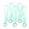Llavero de Cuerda Tejida Hecho a Mano Colorido Hebilla Hebilla Colgante para Bolsa Correa para Teléfono Llavero Anti-Pérdida DIY Colgante al por Mayor