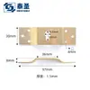 Gancho de pared decorativo personalizado oculto para colgar cuadros, anillo grande para colgar pinturas al óleo, accesorios de hardware ocultos de alta resistencia para colgar cuadros en la pared