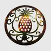 Colgantes y adornos de decoración de pared de hierro forjado transfronterizos, artesanías de metal, venta directa del fabricante, siluetas cortadas con láser y pintadas con UV