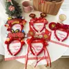 Diadema Roja de Año Nuevo para el Año del Caballo, Diadema Creativa de Palo Retorcido, Accesorio para el Cabello Luminoso para la Fiesta de Año Nuevo, Accesorio Festivo para el Cabello para el Festival de Primavera