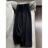 Primavera 2026 Nuevo Estilo Pantalones Casuales Rectos de Lana Mezclada Pantalones de Pierna Ancha para el Trabajo al por Mayor H19Ek5687