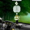 Colgante de mármol blanco imitación de doble cara accesorios para coche por dentro y por fuera boutique para interiores de coche Ping An al por mayor