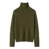 Ideas de Nicho Suéter de Lana de Gasa Colorida de Cuello Alto y Manga Raglán Tejido de Textura Única para Otoño/Invierno Ropa Versátil y Elegante para Mujer