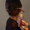 Novo estilo chinês lanterna luminosa antiga grampo de cabelo com borla grampo de cabelo diário grampo de cabelo acessórios para roupas Han adorno de cabelo acessórios de cabelo atacado