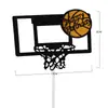 Bolo de aniversário Slam Dunk Kobe James decoração de basquete boneco plug-in modelo de tênis de basquete