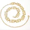 Cadena metálica para la cintura para mujer, accesorio de verano de alta gama para combinar con vestidos, cinturón delgado decorativo de moda estilo ins para trajes, cadena de moda