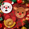 Christmas Series Party Disposable Special-Shaped Paper Plates and Decorative Party Supplies Set
