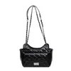 Bolso Pequeño Cuadrado de Cuero Aceitado Brillante de Moda 2026 para Mujer Otoño Nueva Llegada para el Viaje Diario Hombro Único de Mano Cruzado