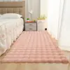 Tapete de Veludo Bolha para Uso Doméstico, Sofá da Sala, Mesa de Centro, Tapete de Chão, Cobertor de Cabeceira, Tapete Plush Estilo Creme