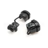 Hebilla de cable de alimentación resistente a la torsión de fábrica Longran 7N-2 7P-2 hebilla de cable de plástico de nylon negro