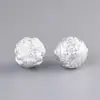 Ciervo Dorado Rey Cuentas Redondas de Plata Pura Cuentas Sueltas Cuentas Espaciadoras Accesorios para Cuerda Hechos a Mano DIY Zakiram Amarillo Estatua de la Fortuna Accesorios