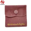 Bolsa de Franela Personalizada Almacenamiento de Gemelos Bolsa de Sobre de Franela Solapa de Doble Cara de Lana Cierre a Presión Bolsa para Joyas