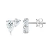Pendientes sencillos transfronterizos para mujer, que no se decoloran, pendientes de moissanita de comercio exterior para transmisión en vivo de TikTok, joyería para orejas de plata S925 al por mayor
