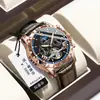 Reloj Suizo Nuevo para Hombre, Moderno y Lujoso, Reloj Mecánico Totalmente Automático, Dropshipping en Transmisión en Vivo