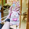 Babeiro fofo porco holandês chaveiro pingente boneca de pelúcia criativa casal de porquinhos pingente de mochila atacado