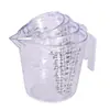 Copo Medidor Transparente Espessado ps Copo Medidor Cilindro 150/300/600/1000ml Copo Escala de Cozinha Ferramentas de Panificação