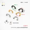 Multiespecificación Fácil de Instalar Fácil de Quitar Hebilla de Puente de Arco Herrajes Manija DIY Equipaje Zapatos Ropa Accesorios Hebilla