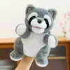 Brinquedos de Pelúcia de Animais da Selva Transfronteiriços Marionetes de Mão Atacado Bonecos para Contar Histórias no Jardim de Infância Série Animais da Fazenda e do Oceano Pássaros