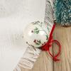 Bola de Navidad Colgante para Árbol de Navidad Bola de Navidad de Vidrio de Color Transparente Decoración Navideña Lentejuelas Bola Colgante Cajas Venta al por Mayor