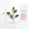 Ebay Explosiones Simulación Planta Verde 6 Borde Blanco Hojas de Navidad Ratán Hecho a Mano Hojas de Navidad Manualidades Navideñas Garath