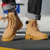 Botas para hombre Huili, nueva colección de otoño 2026, botas de trabajo, zapatos de caña alta para hombre, zapatos para senderismo y montañismo al aire libre