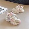 Tênis Dad Shoes da Moda para Meninas 2025 Novos Populares Sapatos de Primavera e Outono para Crianças Tênis com Solado Macio para Bebês Meninas Sapatos Casuais