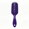 Suministrado directamente por el fabricante, el peine hueco transpirable para el cabello se seca rápidamente, es fácil de limpiar, no enreda y no daña el cabello, y es un peine portátil para uso doméstico.