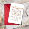 Tarjetas de felicitación de Acción de Gracias de compra directa transfronteriza con motivos de pavo y calabaza, bendiciones navideñas, tarjetas de sobre creativas, lindas y divertidas