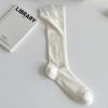 Calcetines de verano para mujer, estilo ballet, finos, adelgazantes, sin hueso, de malla, transpirables, informales, blancos.