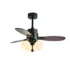 Lámpara de Ventilador de Techo Multicabezal Estilo Medieval, Lámpara de Ventilador Simple Retro, Lámpara de Ventilador para Sala de Estar Comedor, Lámpara de Ventilador para Estudio Protección Ocular